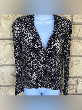 Zara TRF Collection Black & White loose Blouse